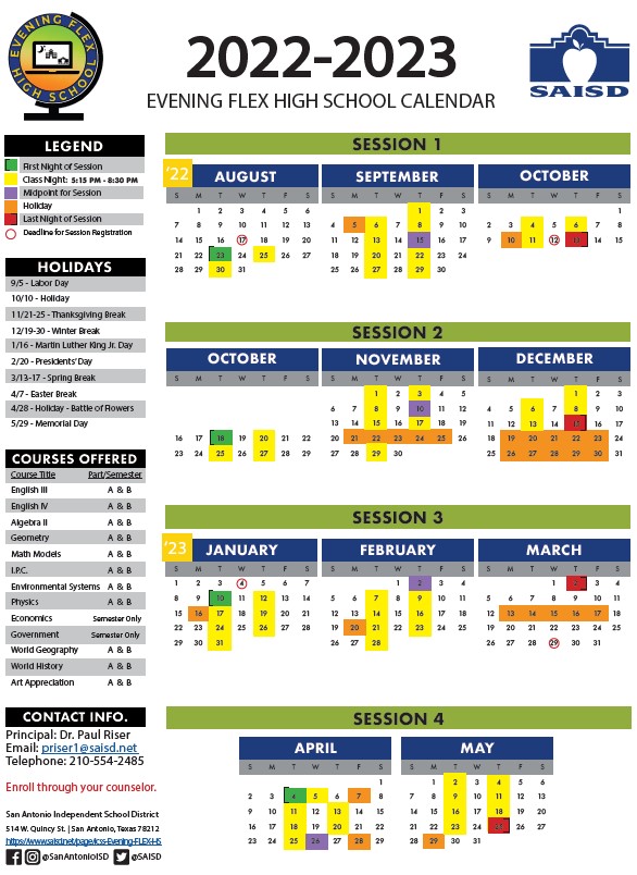 San Antonio ISD 2025-2026 Calendar: A Comprehensive Guide - Editable